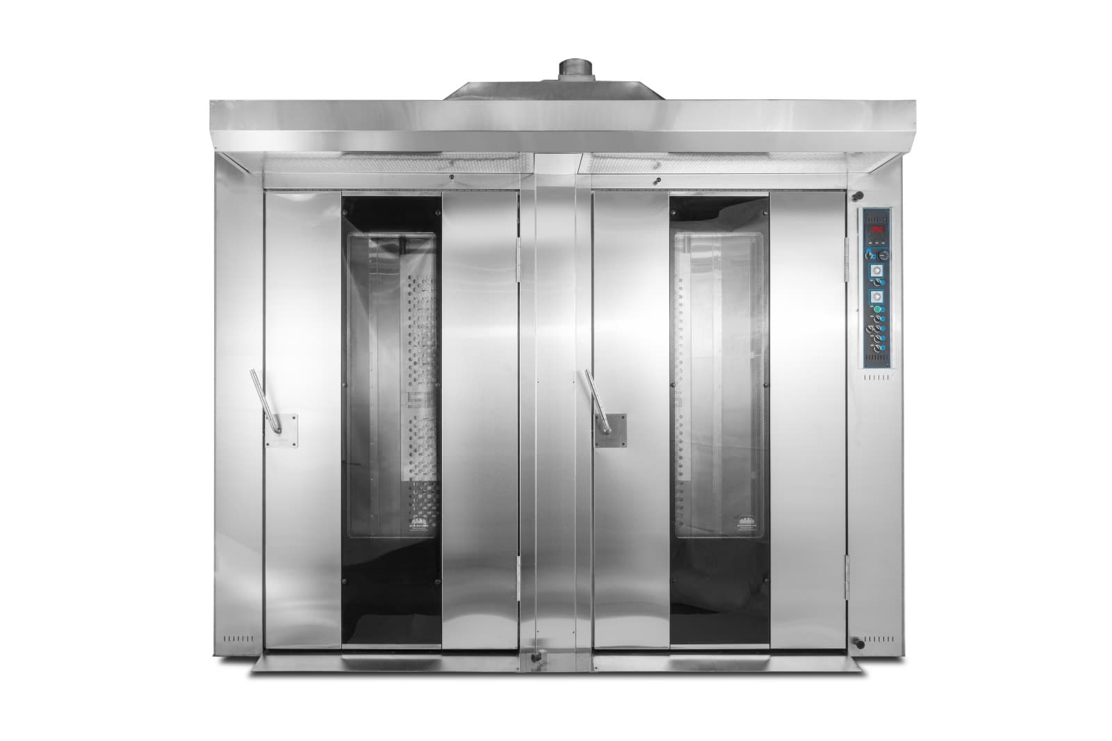 Horno rotativo Twin Rack – 2 carros de 15 bandejas 90x70 cm, 260 kg/hora, máxima producción